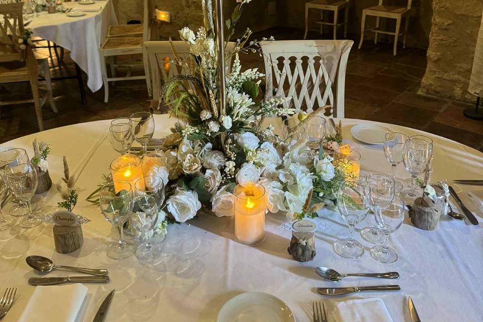 Décoration des tables