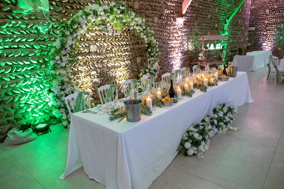 Table des mariés