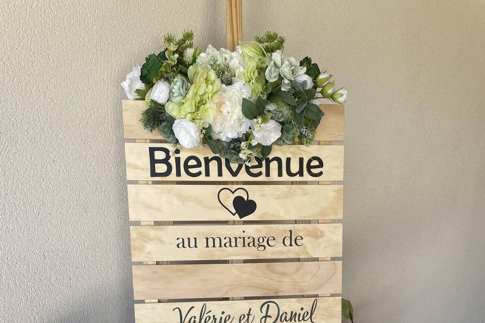 Panneau de bienvenue