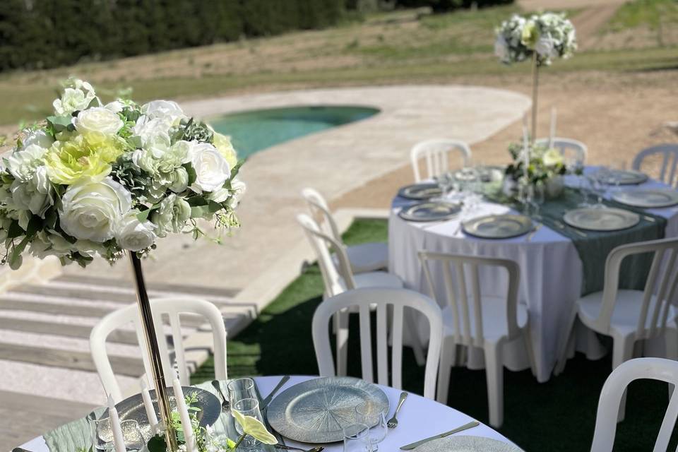 Mariage chez les mariés