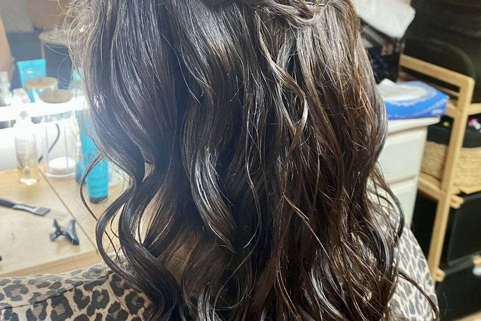 Essai coiffure mariée