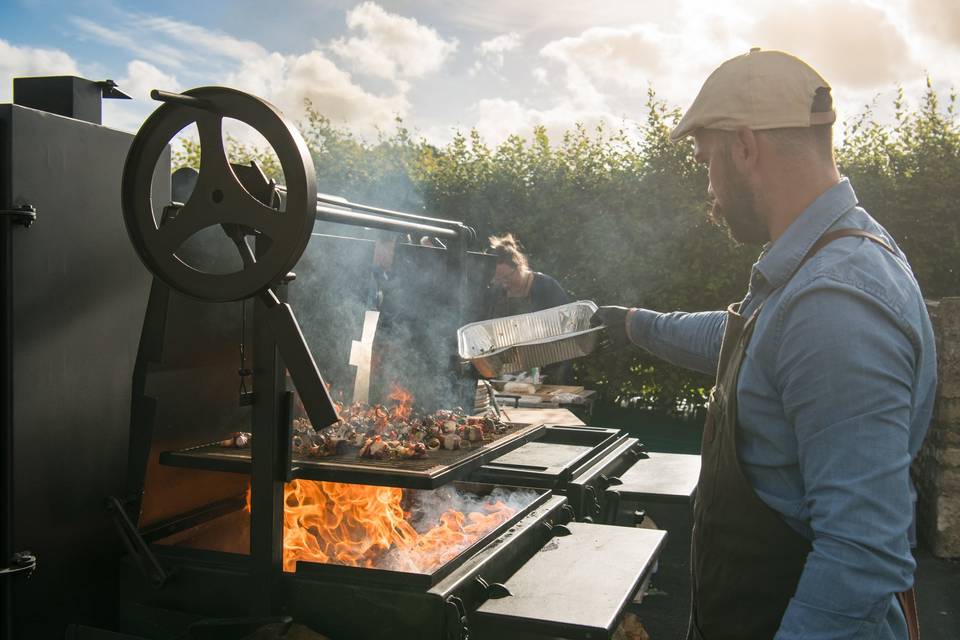 Poulpe flambé