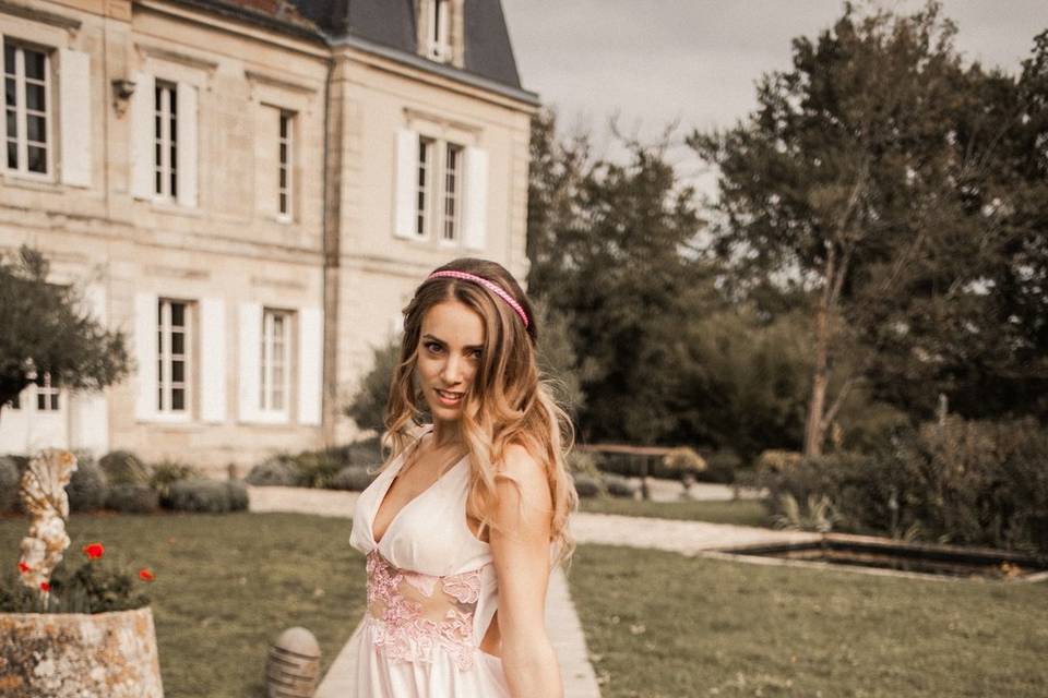 Robes Rose poudré