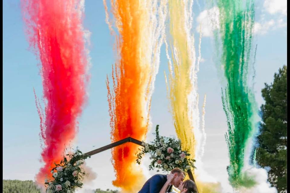 Artifice coloré