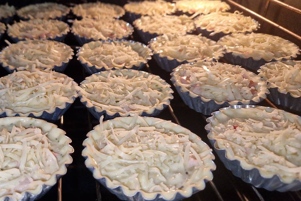 Mini quiche au four
