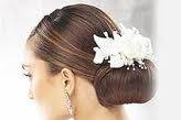 Chignon fleuri