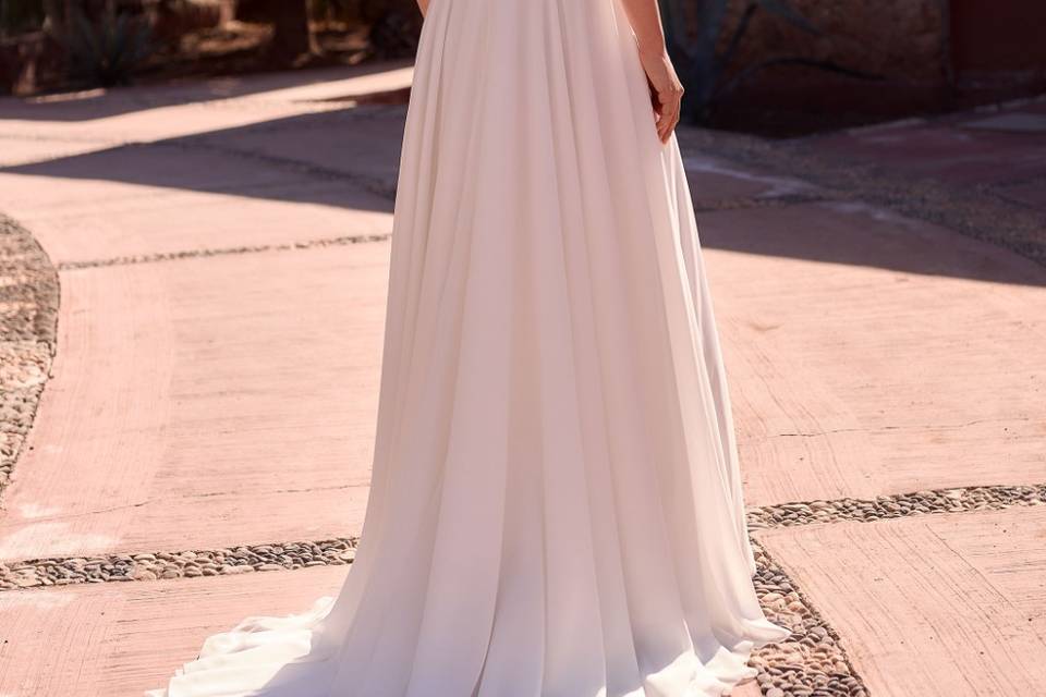 Robe bohème col carré