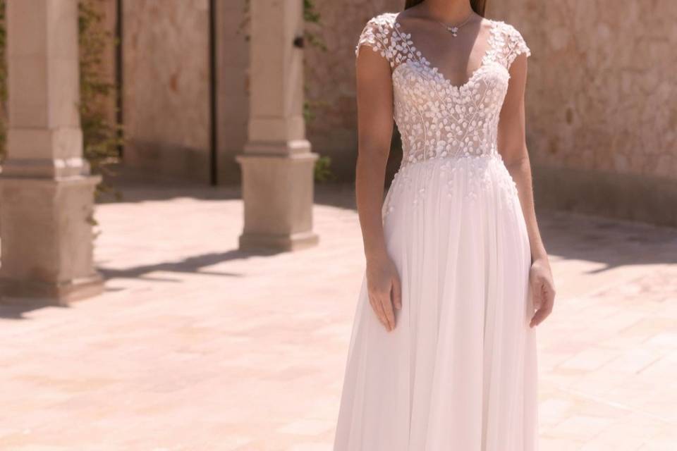 Robe bohème en mousseline