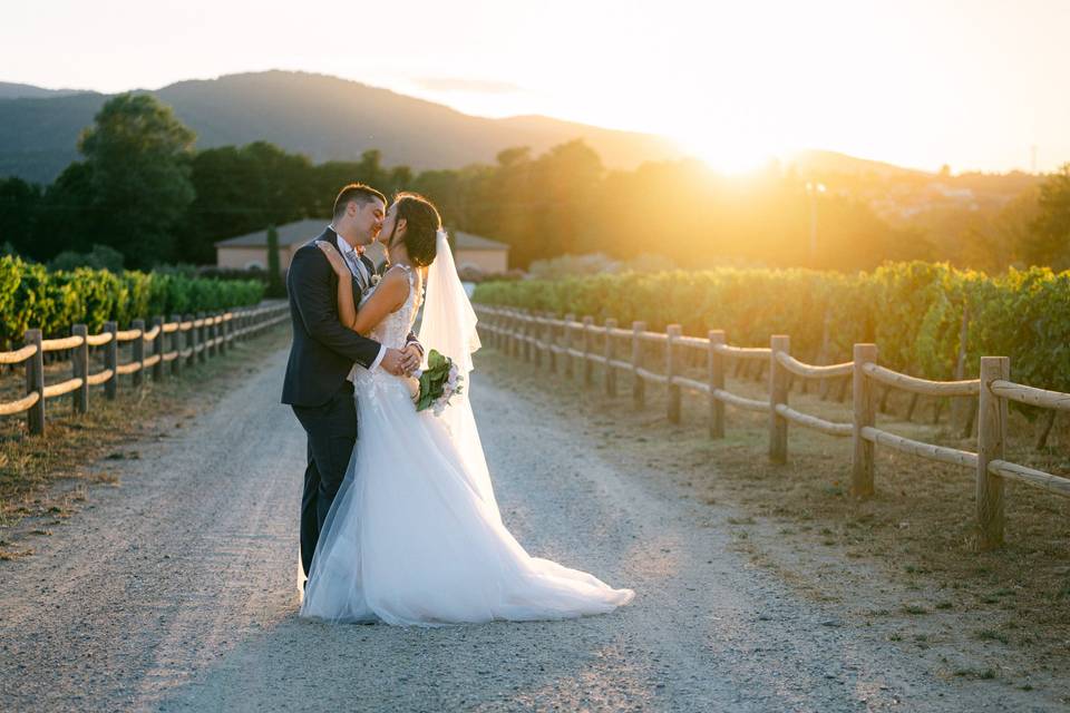 Couple sunset