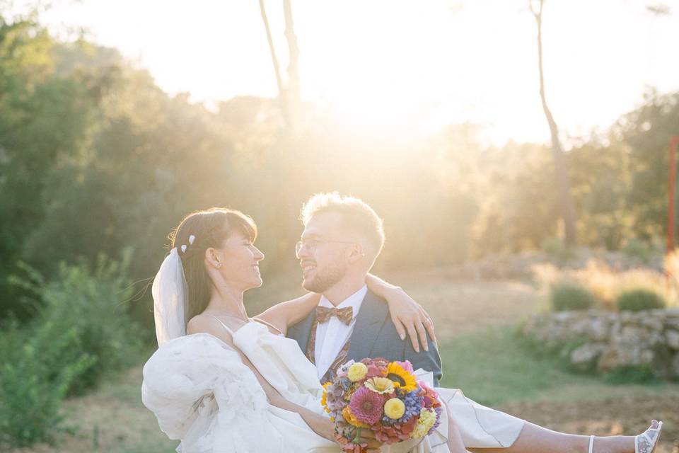 Couple au sunset