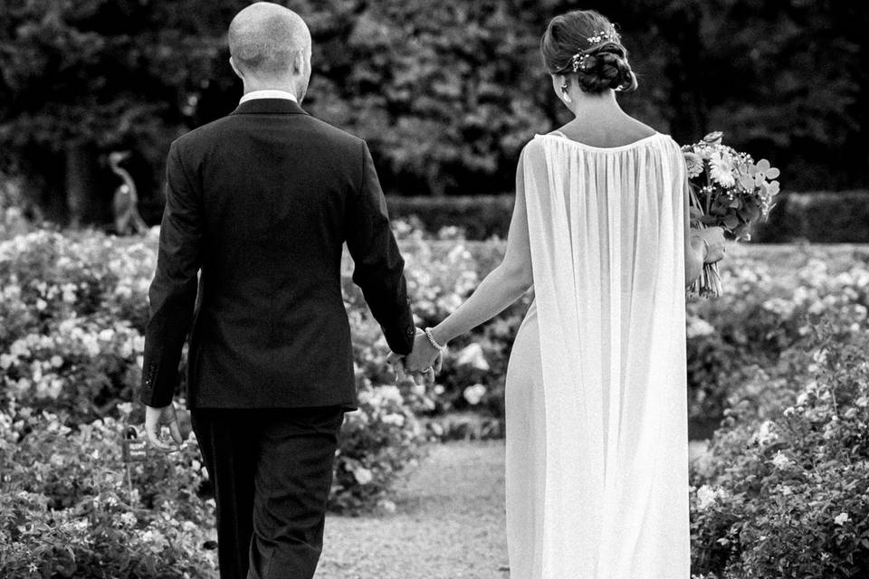 Couple marchant