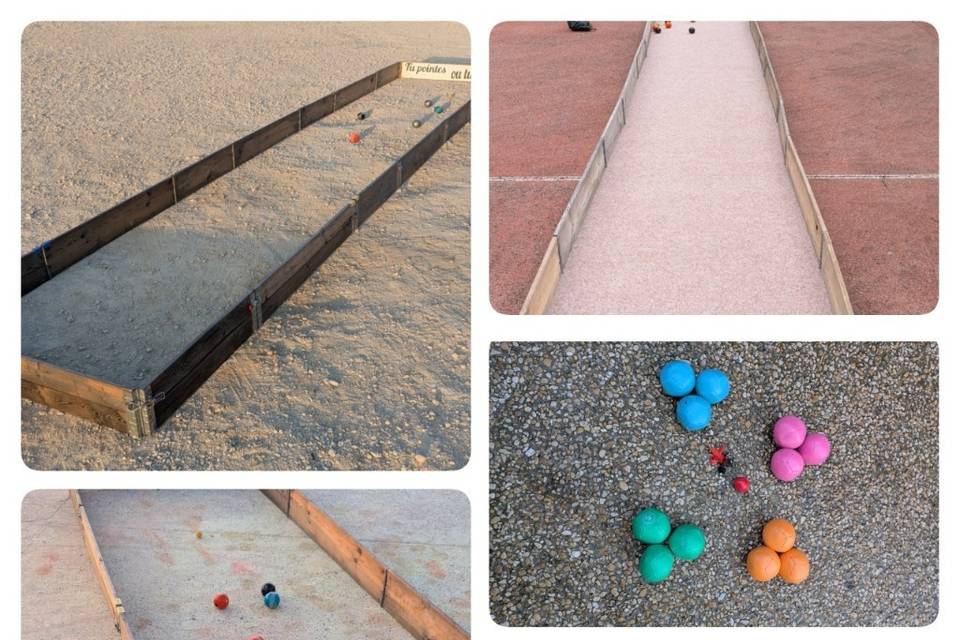 Terrain de pétanque Intérieuér