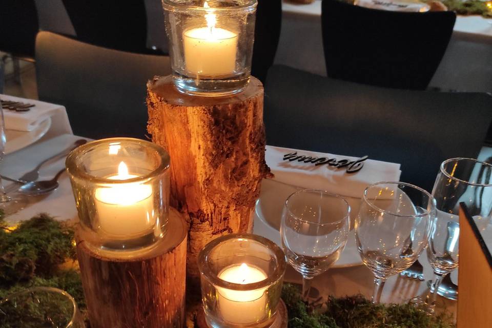 Marque-place en bois