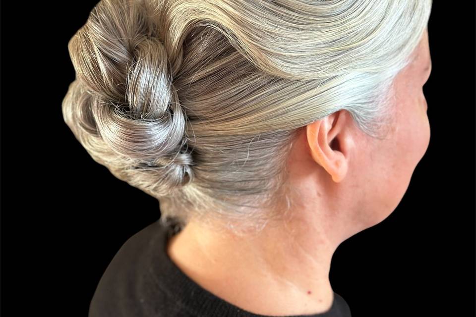 Chignon arrière de tête