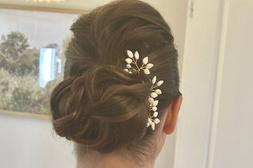 Chignon travaillé