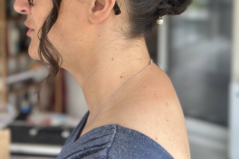 Chignon volume arrière