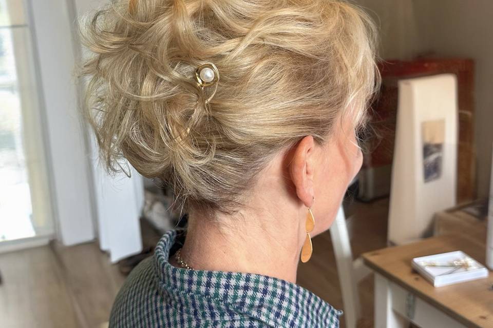 Coiffure sur chev courts