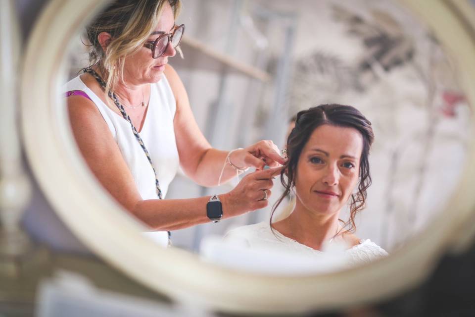 Maquillage et coiffure