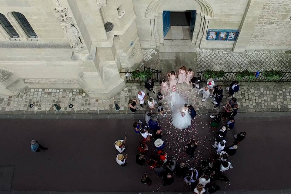 Mariage par drone