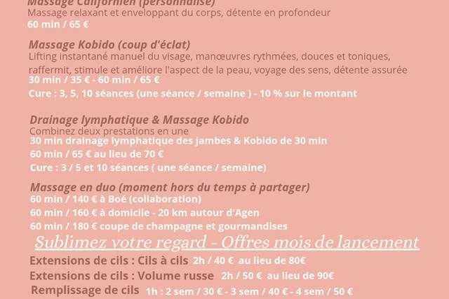 Flyer prestations