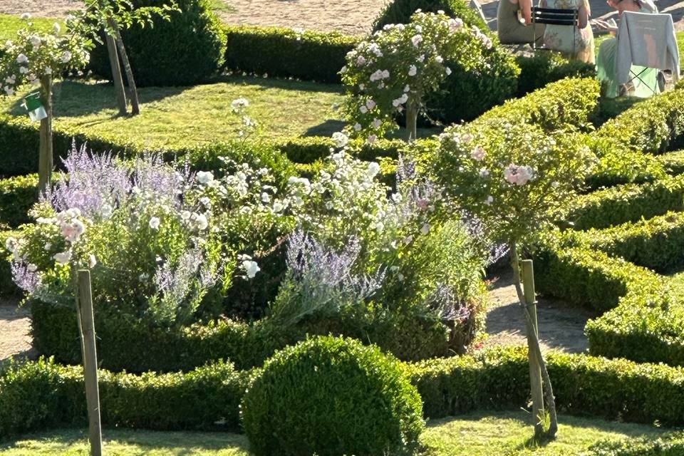 Cocktail dans les jardins