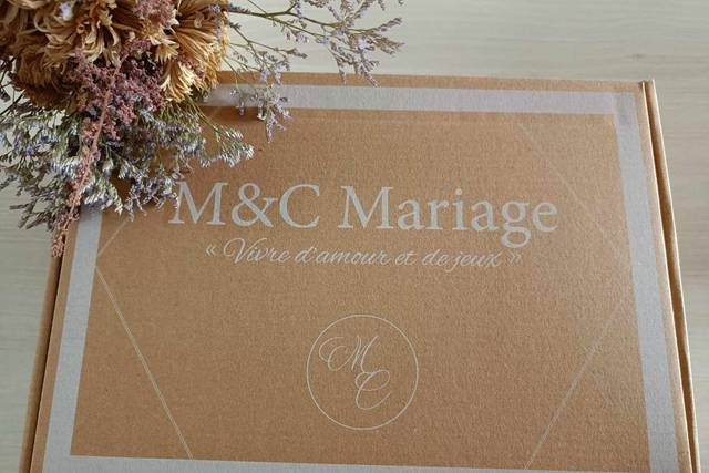 Carton M&C mariage.fr