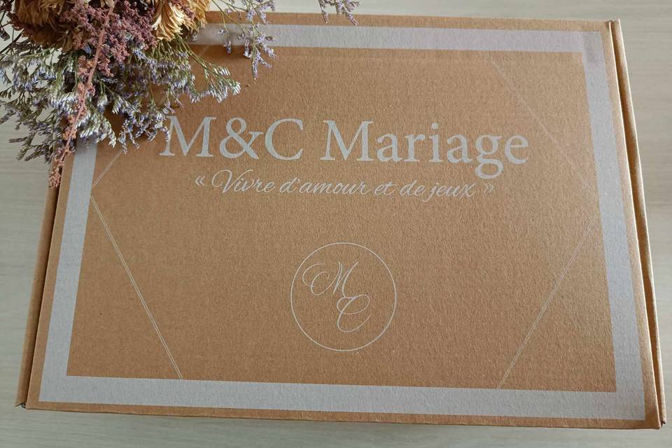 Carton M&C mariage.fr