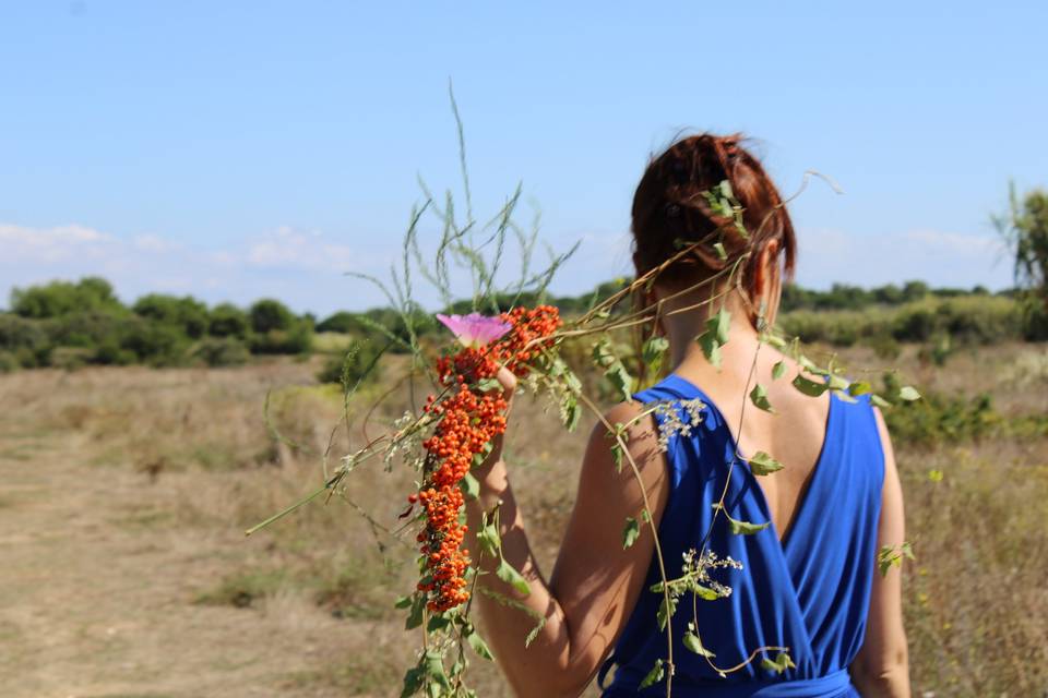 Moi, nature et fleurs