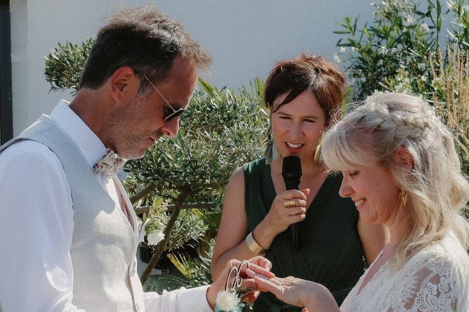 Mariage F et V alliances