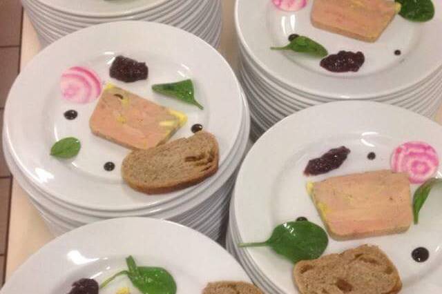 Foie gras à l'assiette