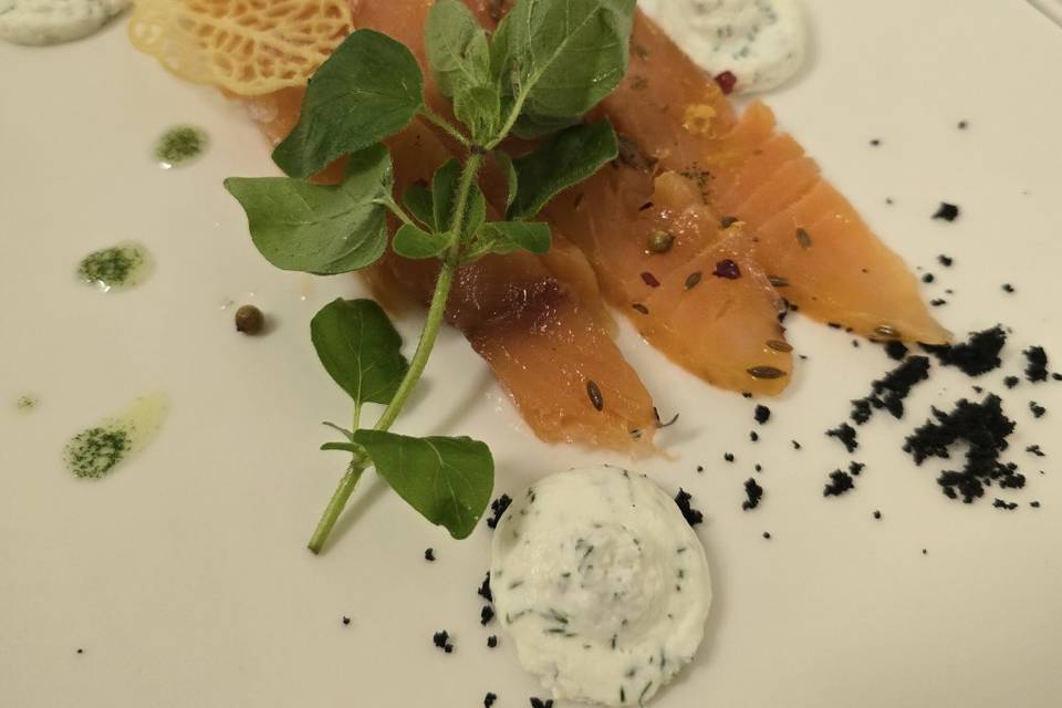 Saumon gravlax