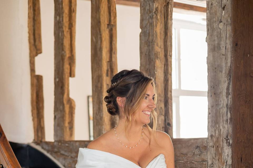 On découvre la mariée