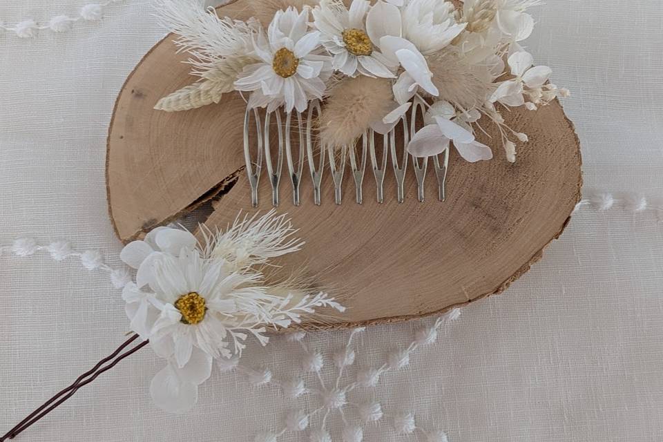 Peigne et pique à chignon