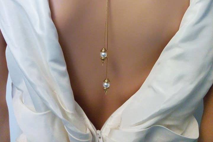 Bijou dos perles cristal