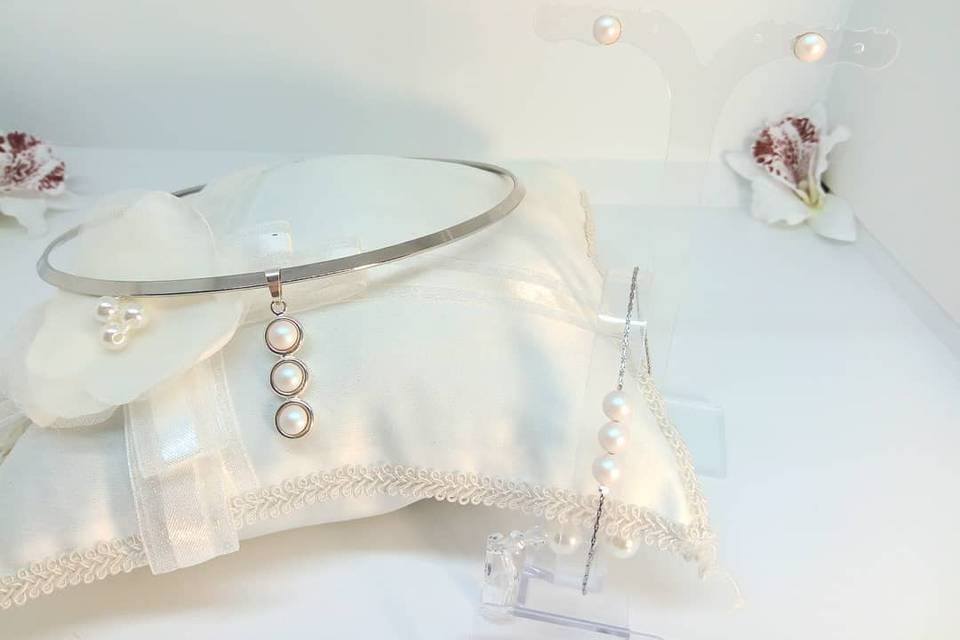 Collier perles de Swarovski