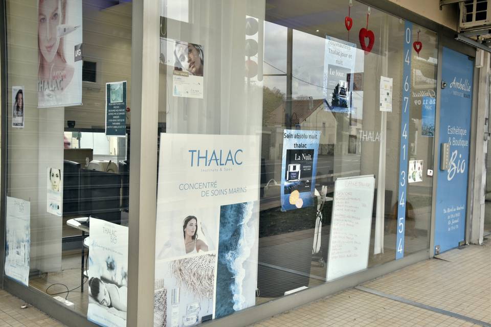 Institut Ambellie vitrine