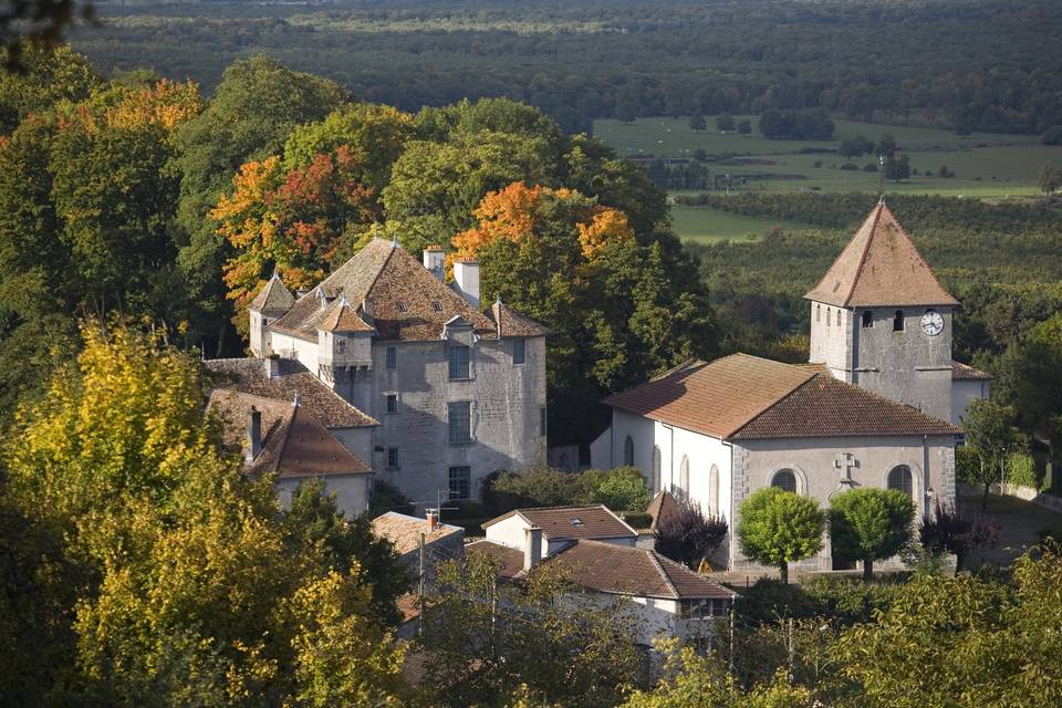 Le Château du XIVe et l'Eglise