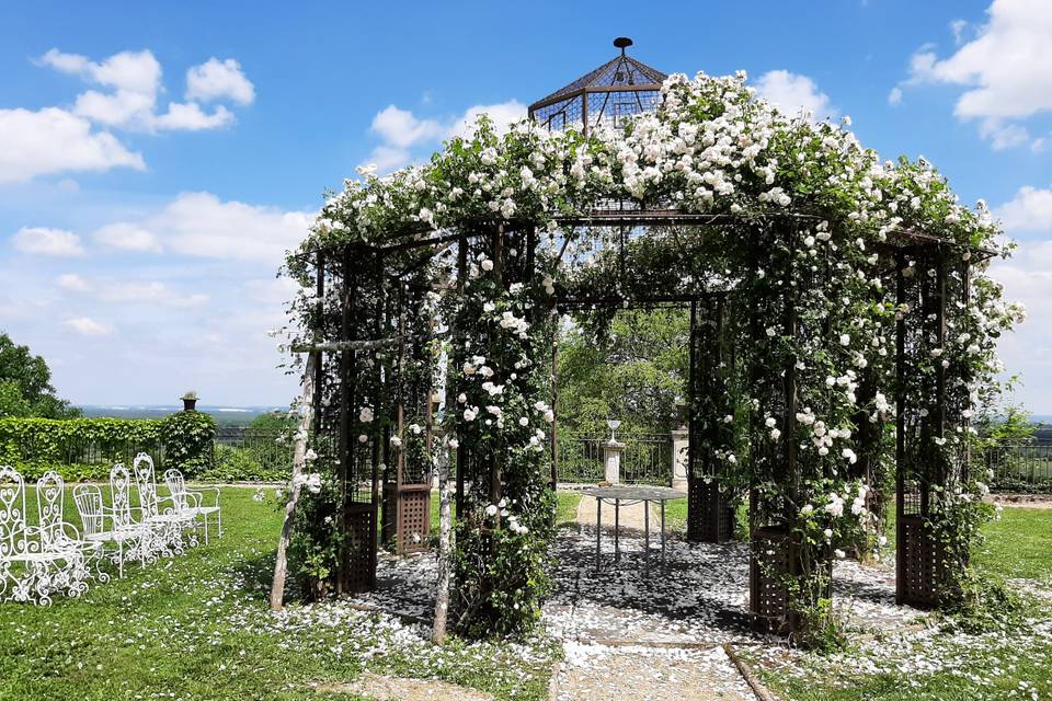 Kiosque pour cérémonie