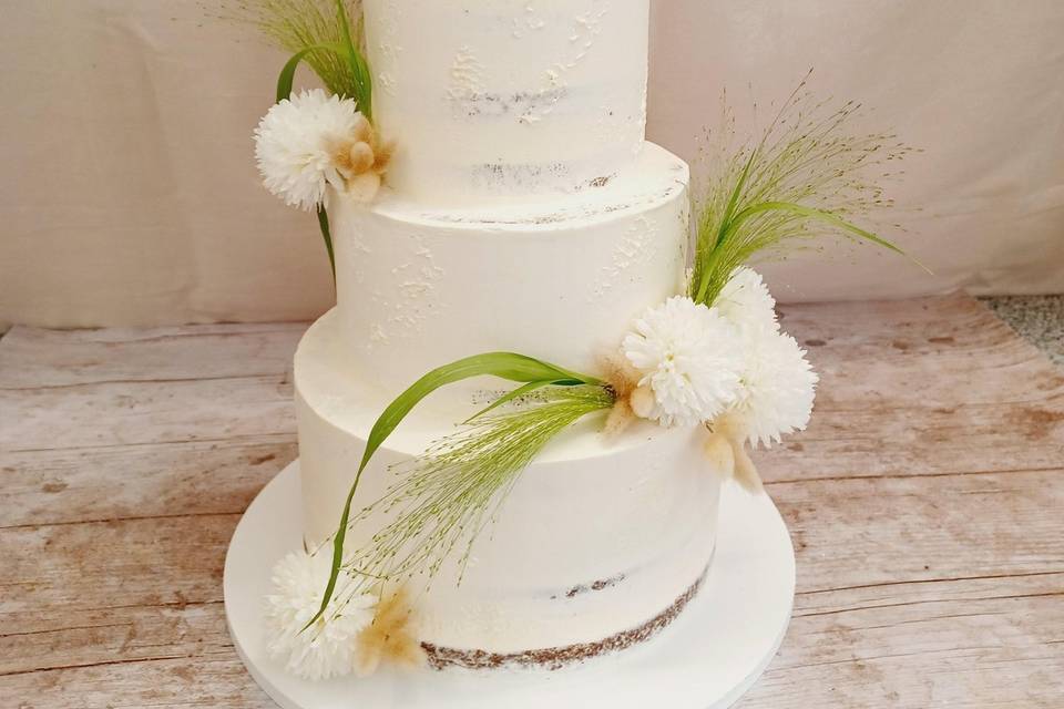 Wedding cake champêtre