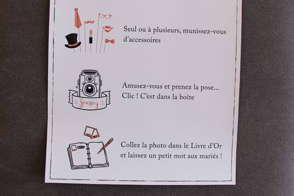 Affiche d'instructions