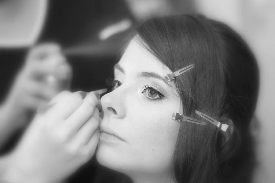 Backstage maquillage