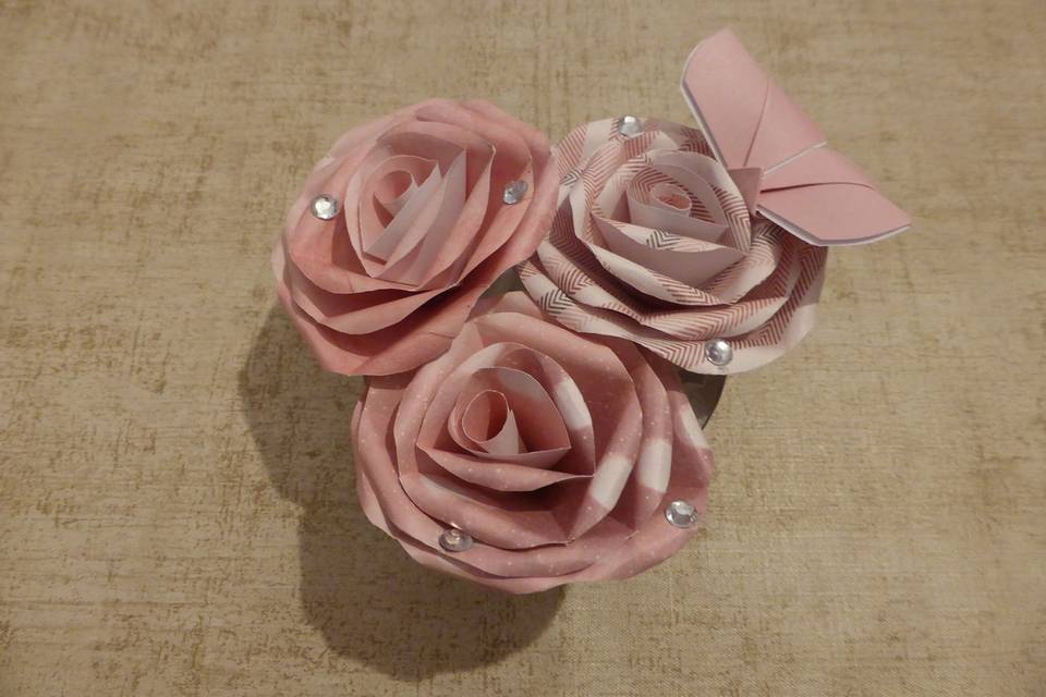 Mini composition de roses