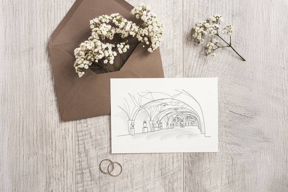 Illustration pour faire part