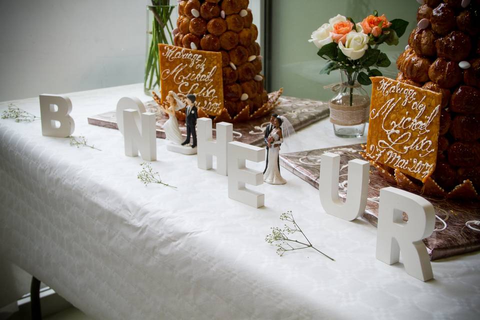 Décoration salle de mariage