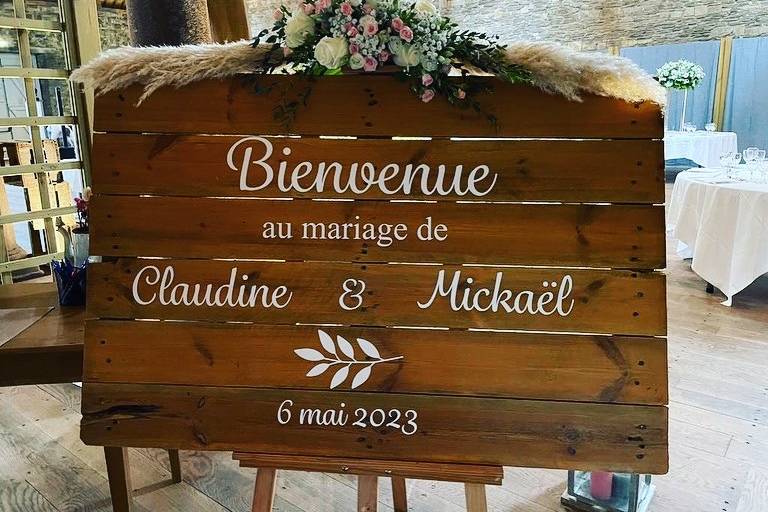 Mariage romantique chic