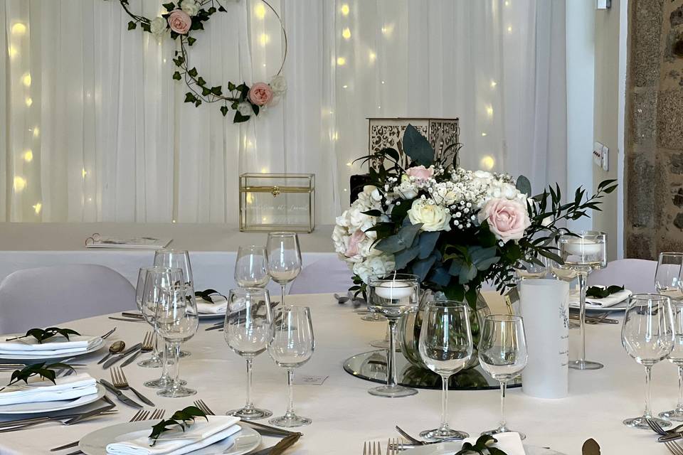 Mariage romantique chic