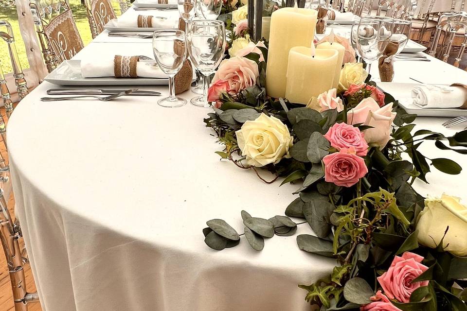 Mariage romantique chic