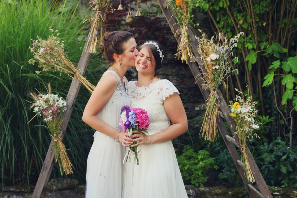La mariée et sa belle-soeur