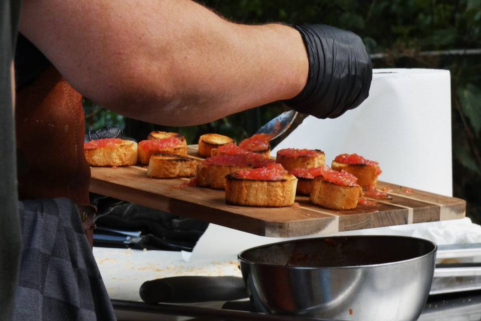 Pan con Tomate