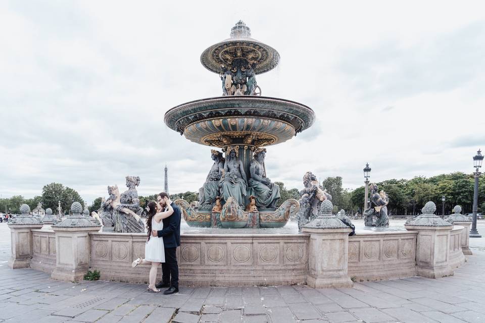 Paris, place de la concorde